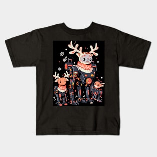 christmas elk4 Kids T-Shirt